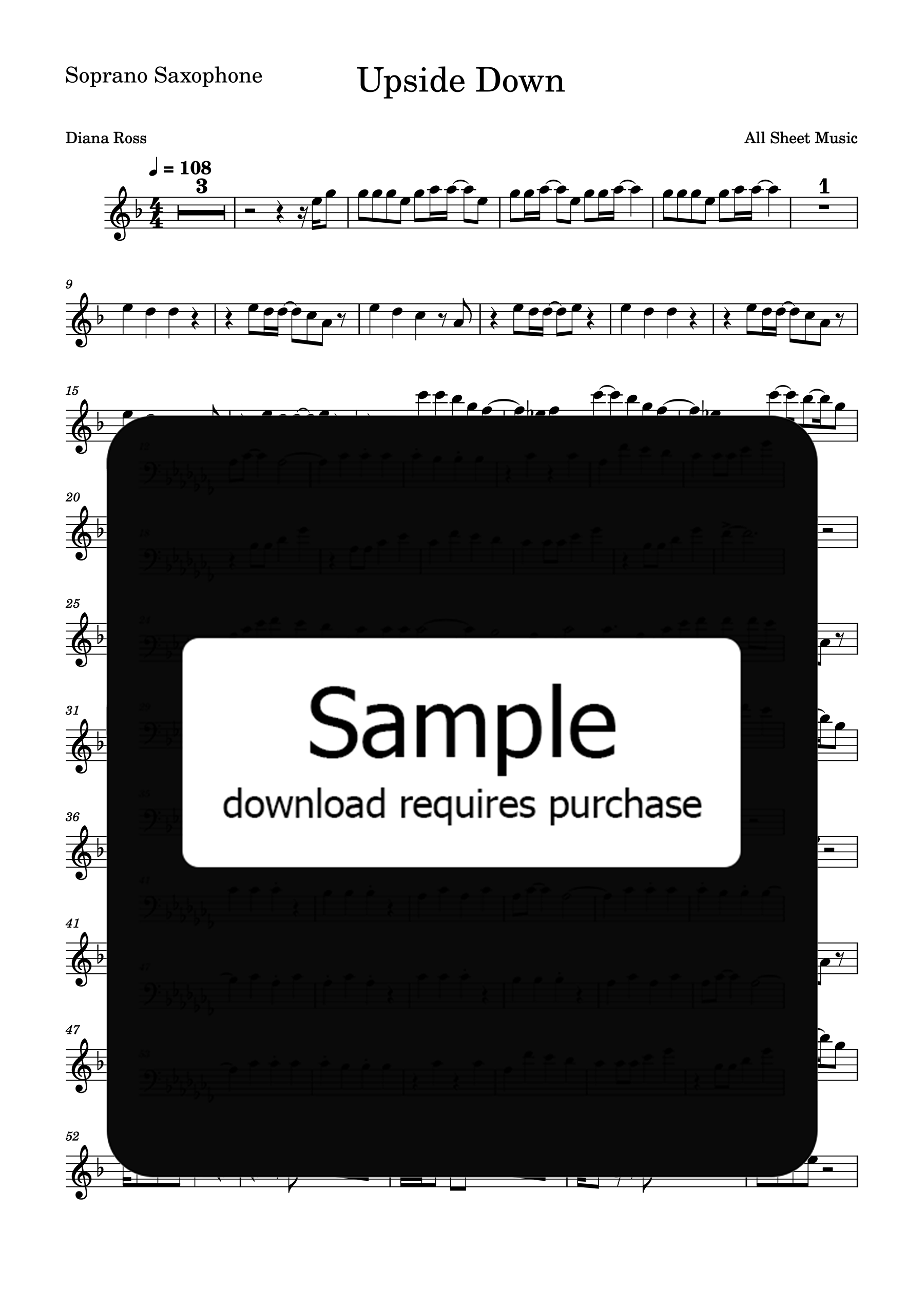 Upside Down Soprano Saxophone