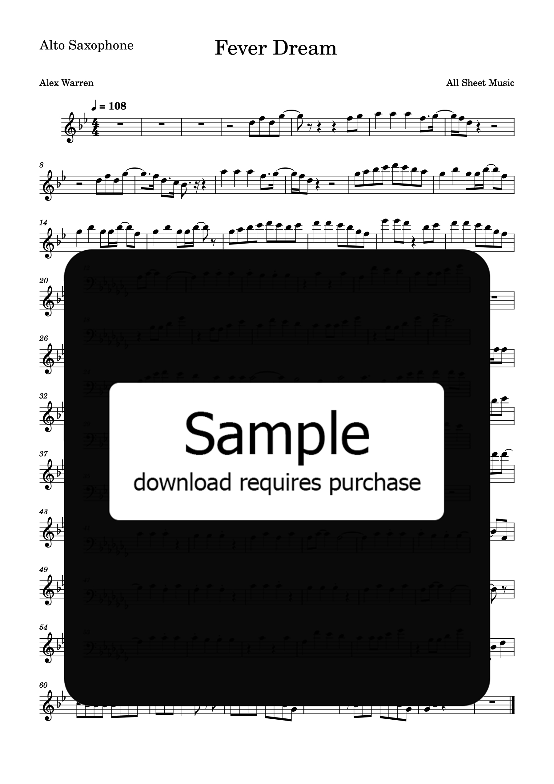 Fever Dream Alto Saxophone