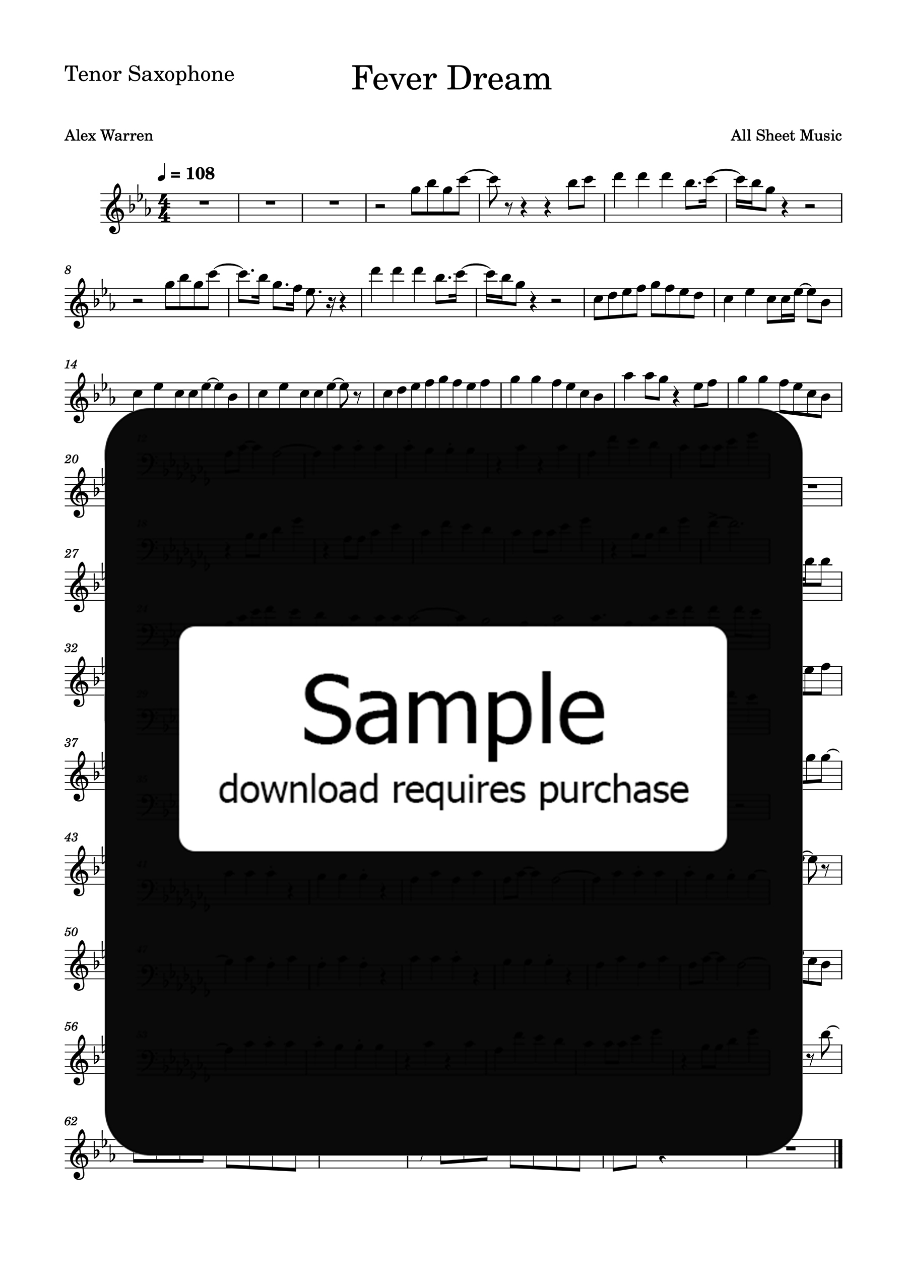 Fever Dream Tenor Saxophone