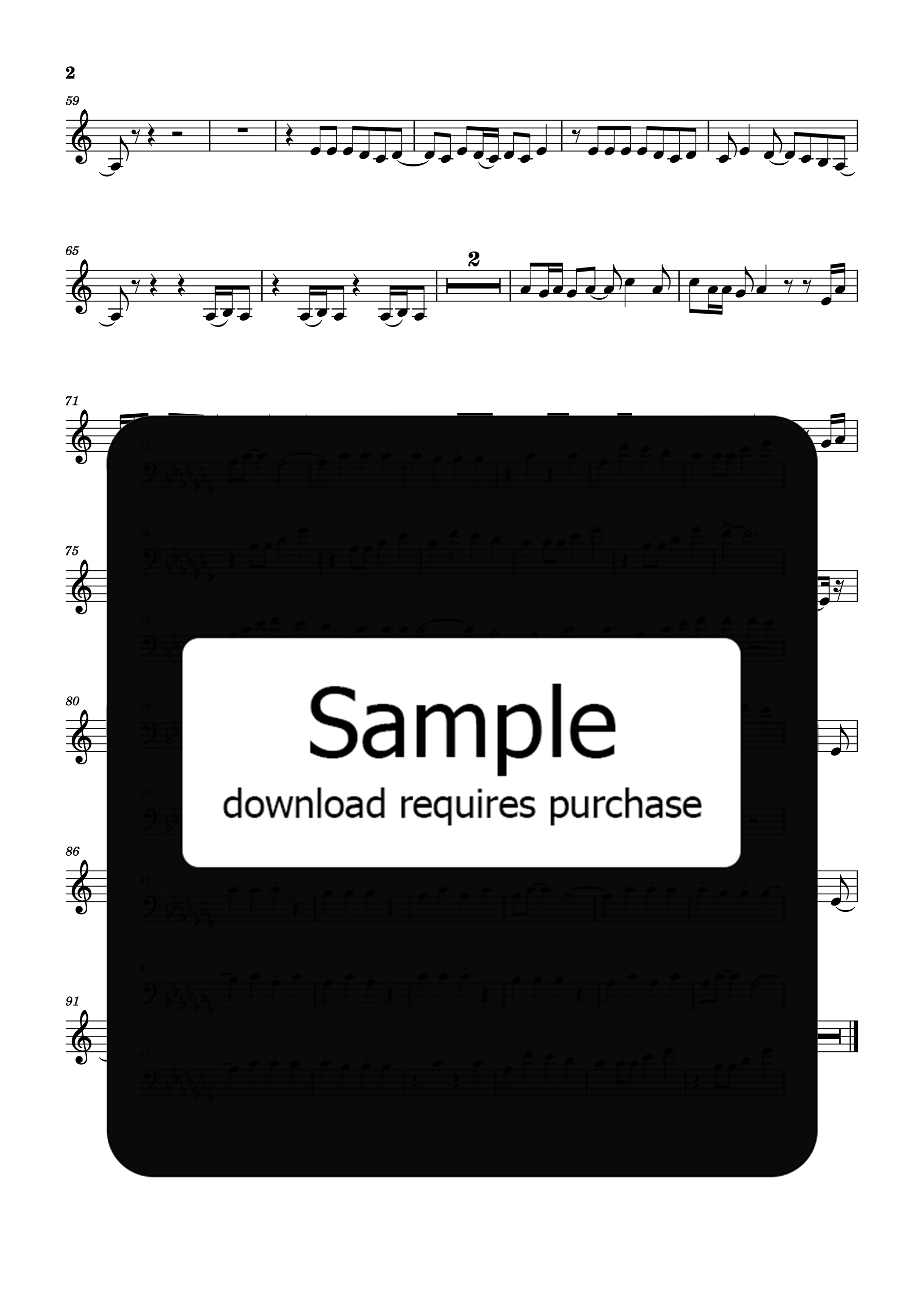 Billie Jean Clarinet in Bb - Image 2