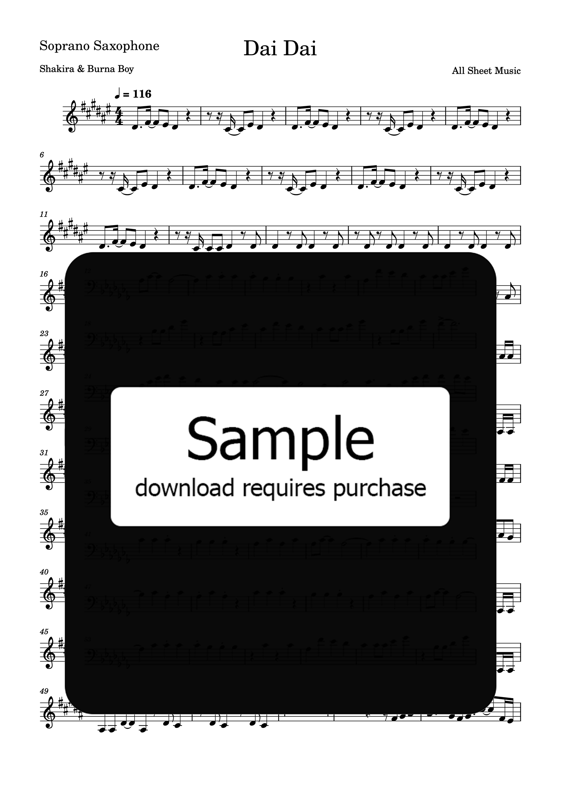 Dai Dai Soprano Saxophone