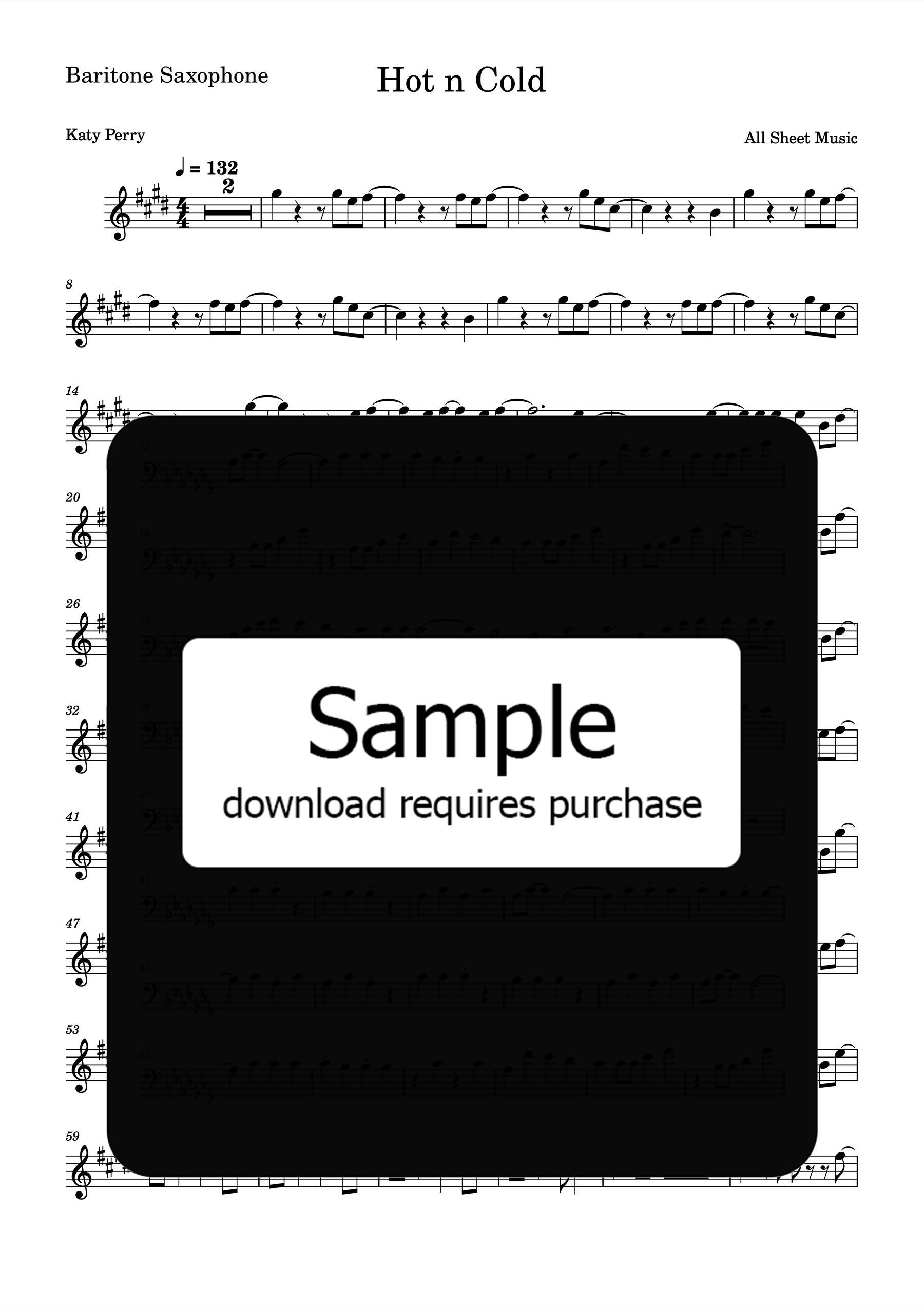 Hot n Cold Baritone Saxophone