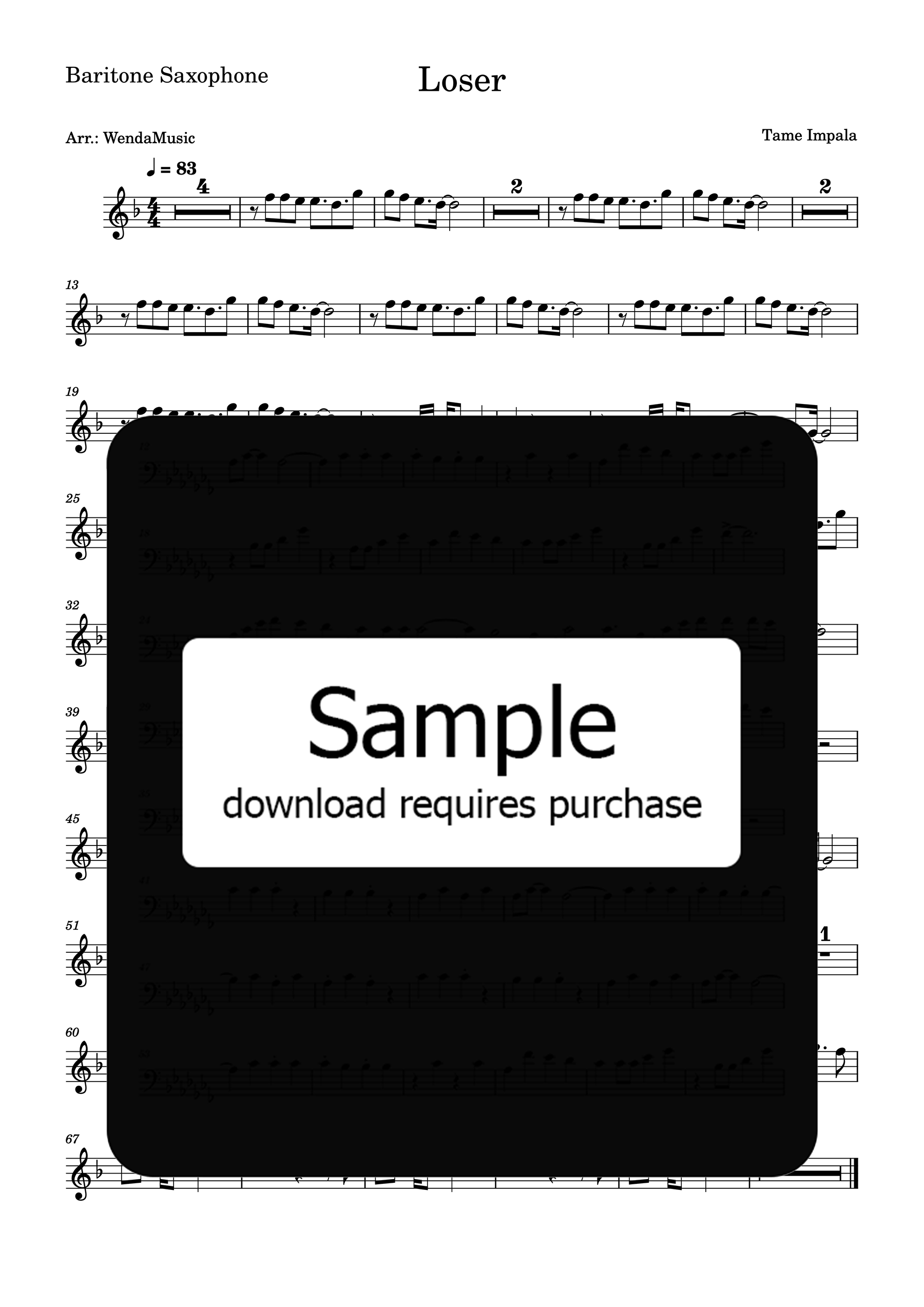 Loser Baritone Saxophone