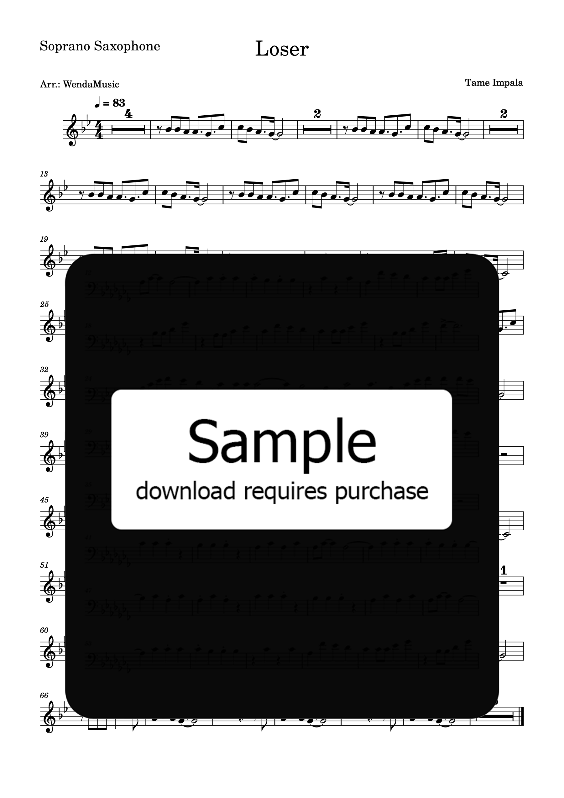Loser Soprano Saxophone