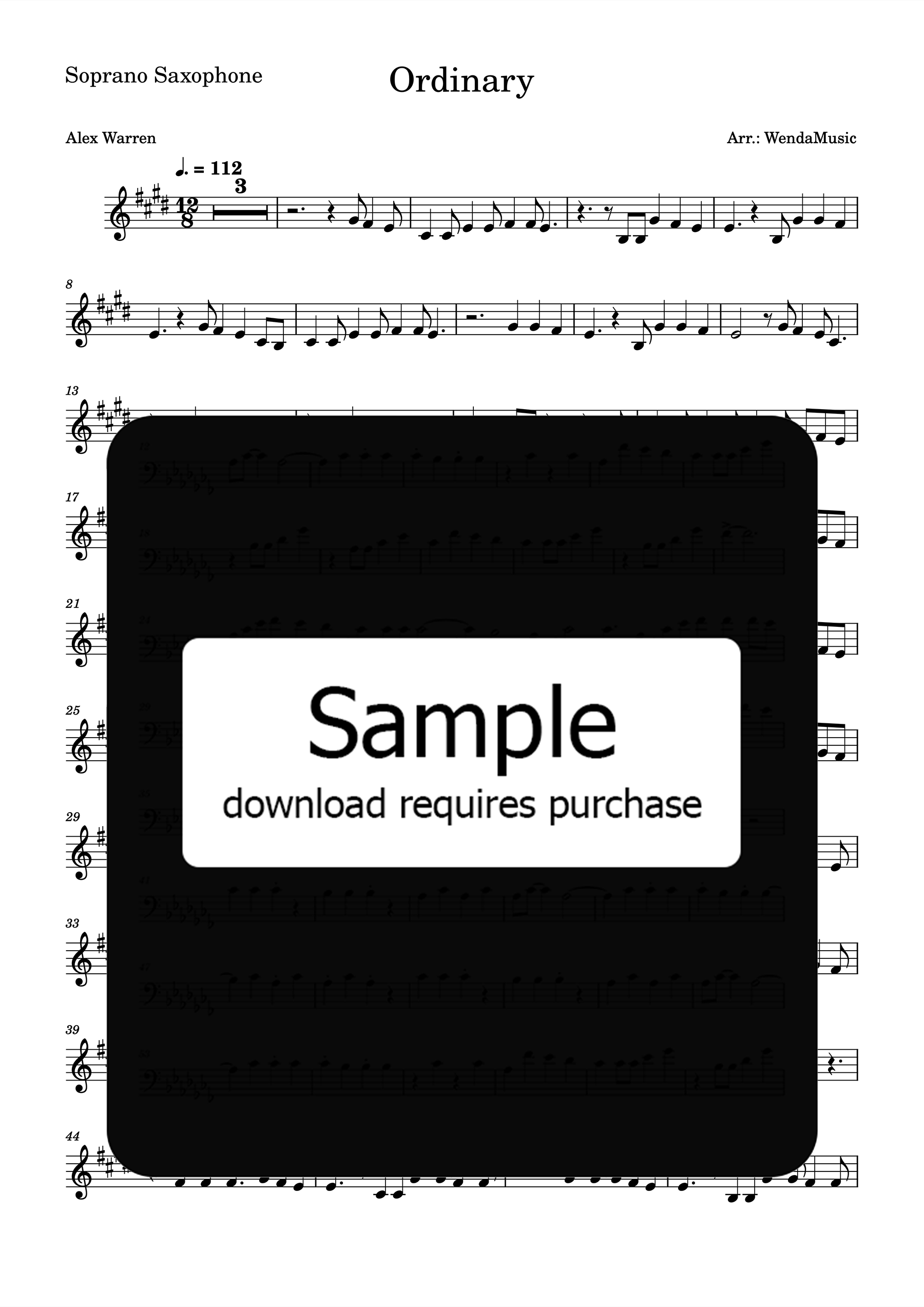 Ordinary Soprano Saxophone